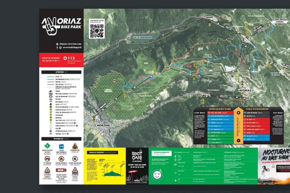 Avoriaz Bike Park trail guide
