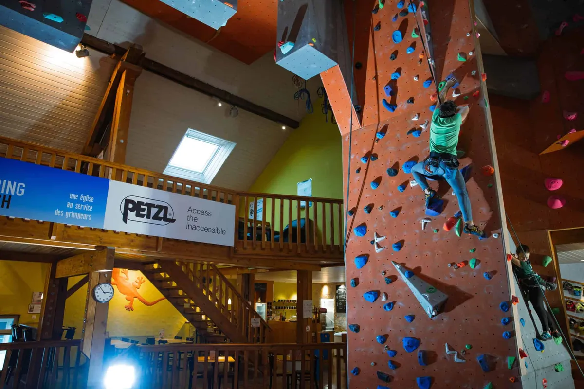 Gecko Escalade climbing gym in Sottens