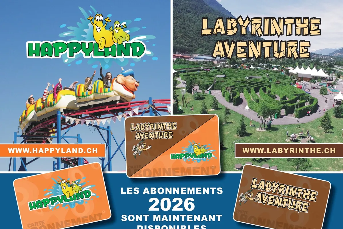Happyland amusement park in Granges-Sierre