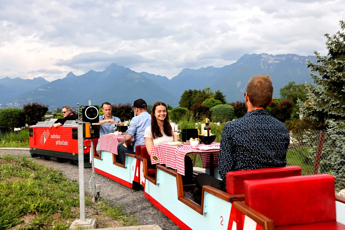 Swiss Vapeur Parc near Morgins