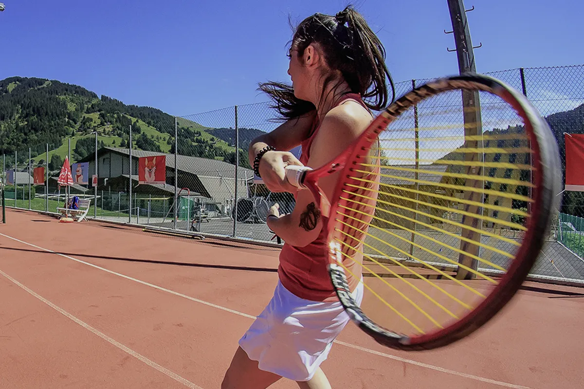 Tennis courts at Tennis Club Morgins